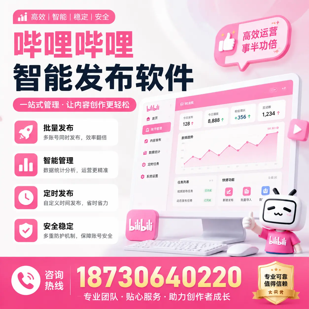 如何评估哔哩哔哩智能发布软件的ROI?盐城 企业必读